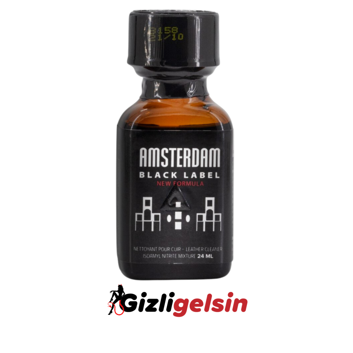 Poppers Amsterdam Black Label 24 Ml Gizligelsin