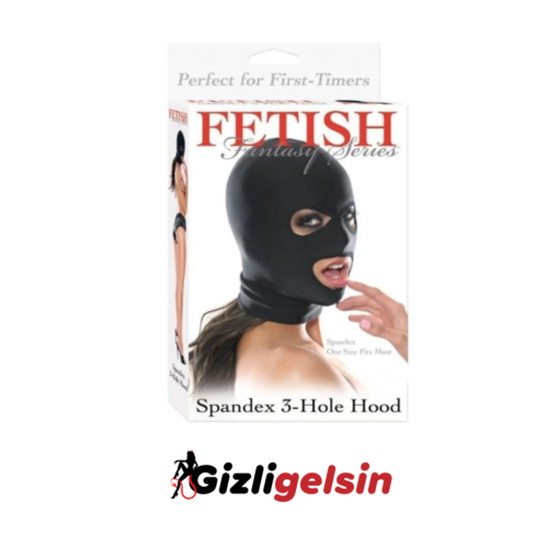 3 Delikli Fetish Maske - gizligelsin