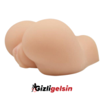 2 İşlevli Titreşimli Büyük Boy Realistik Suni Vajina Anüs - gizligelsin