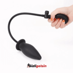 Şişirme Özellikli Yumuşak Silikon Anal Açıcı Genişletici Anal Plug