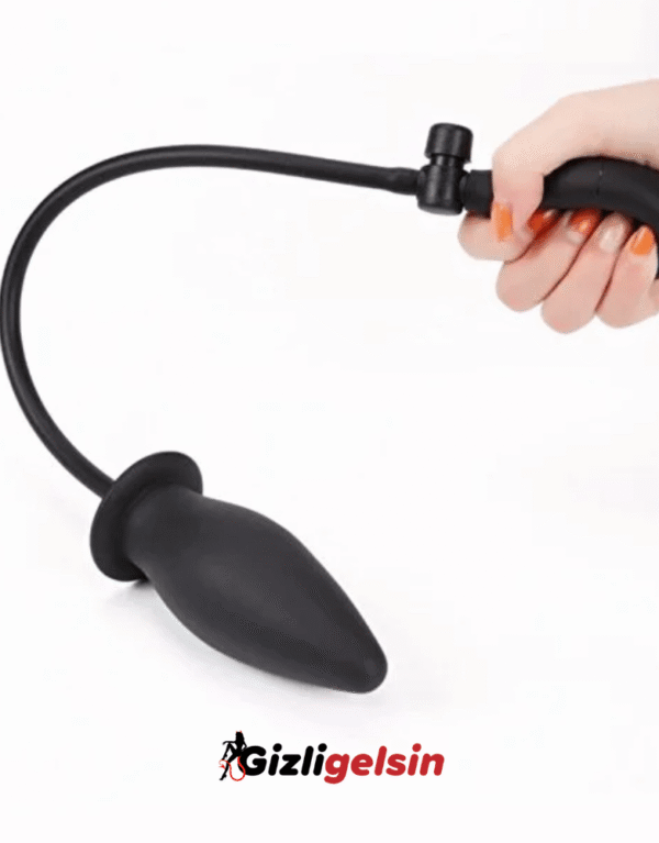 Şişirme Özellikli Yumuşak Silikon Anal Açıcı Genişletici Anal Plug